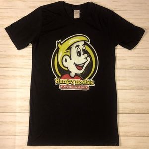 🍕 HUNGRY HOWIES PIZZA BLACK TEE-UNISEX